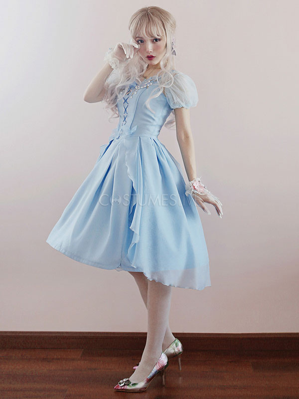 baby blue lolita dress