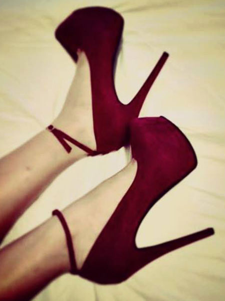chaussure bordeaux femme a talon