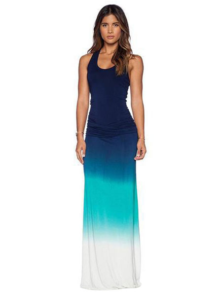 ombre beach dress