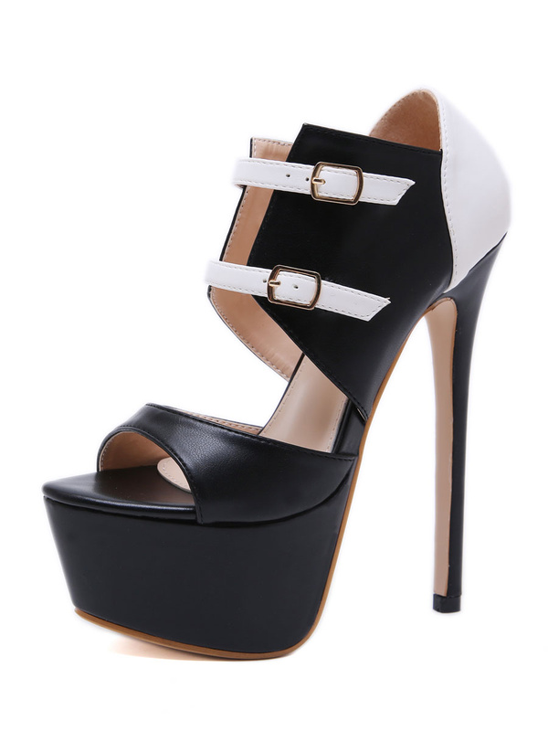 sandale talon haut plateforme