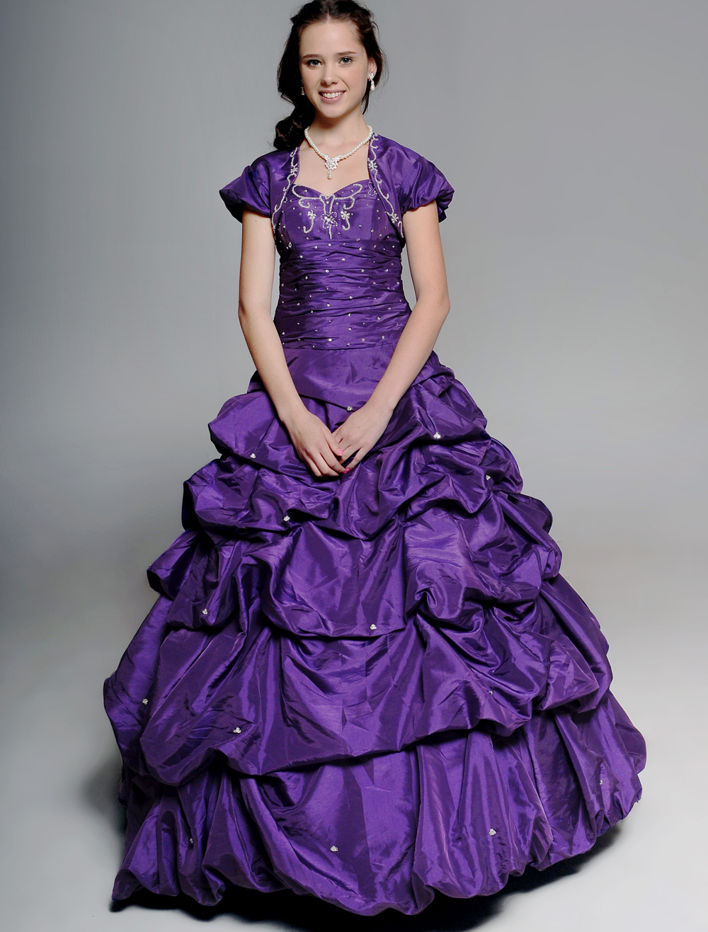 grape wine colour gown