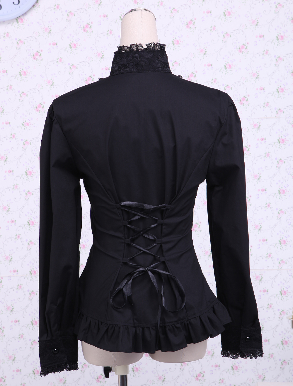 black lolita blouse