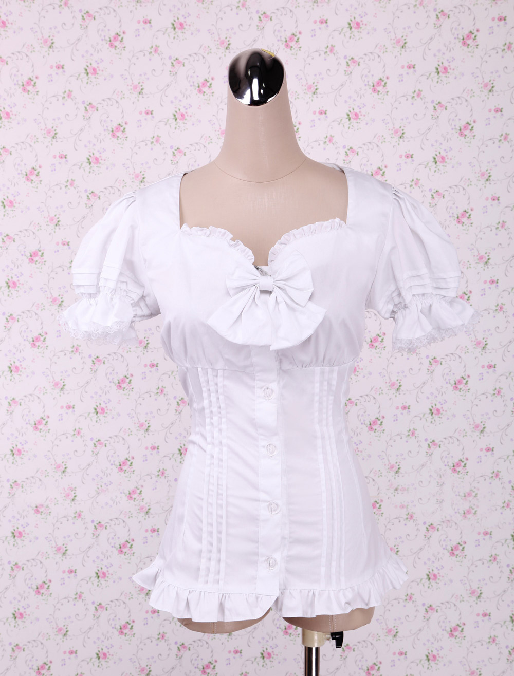 Lolita - Blusa manica raglan in seta