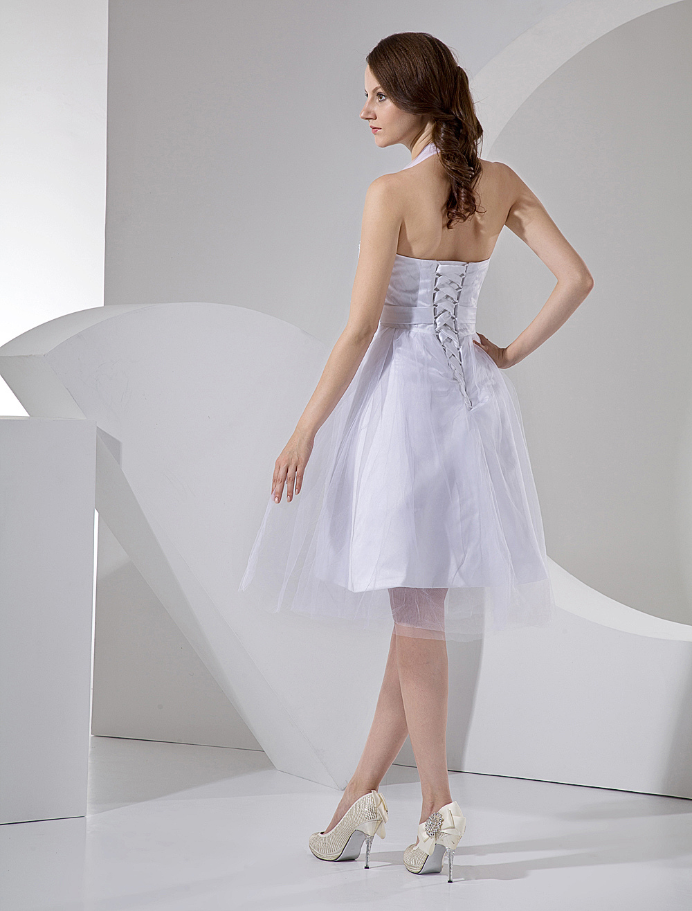  White Mini Wedding Dress in the world Don t miss out 