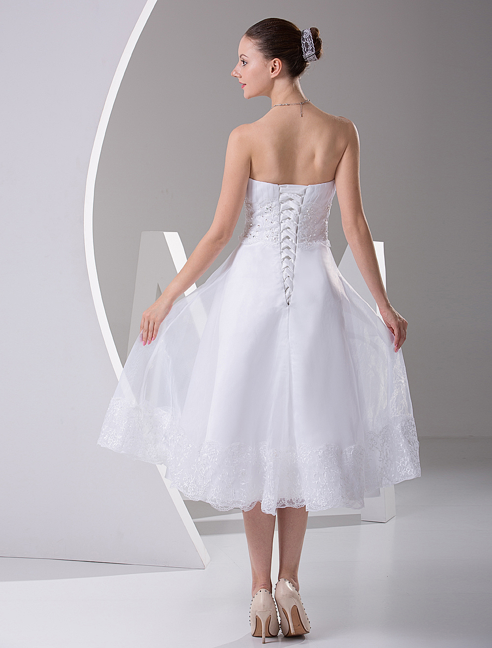 strapless a line