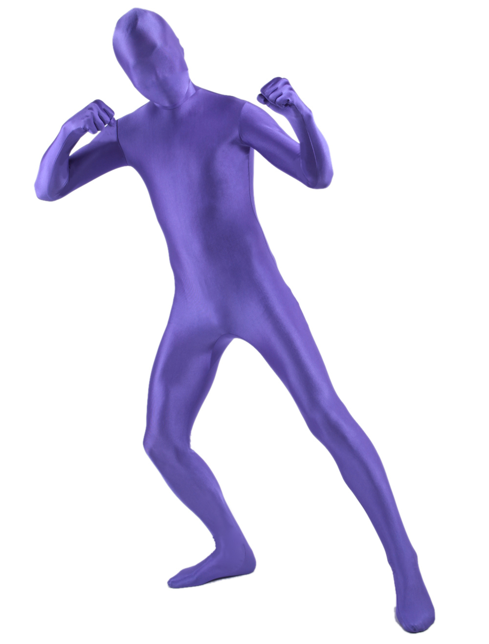 Halloween Morph Suit Purple Lycra Spandex Zentai Suit