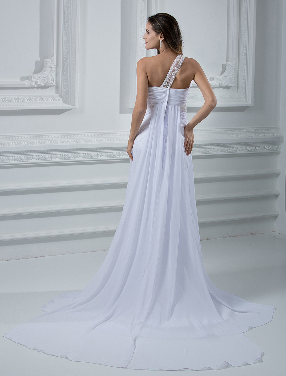 empire-waist-ivory-chiffon-wedding-dress-milanoo