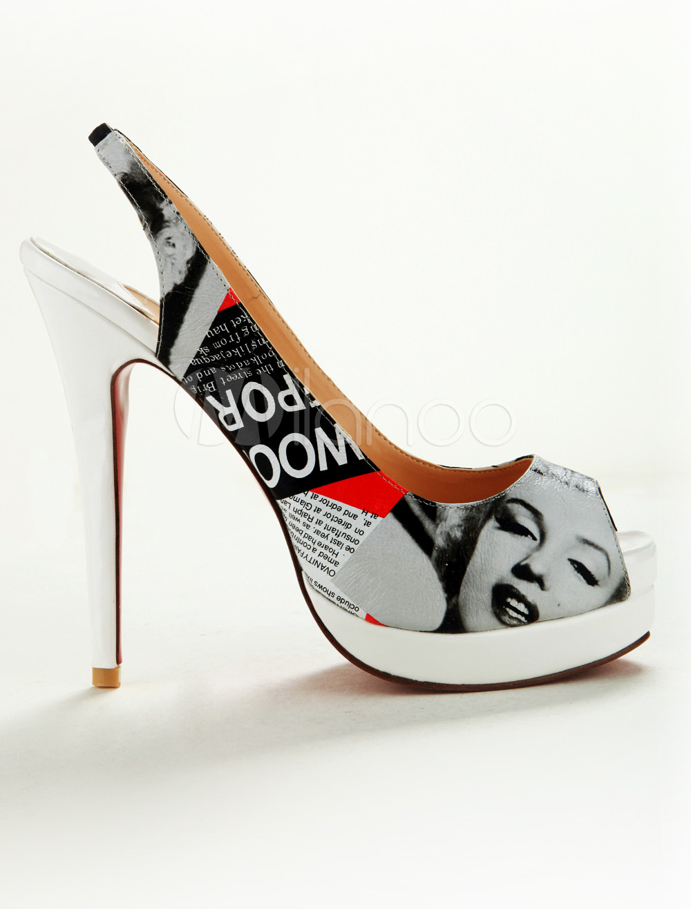 chaussure talon coloré