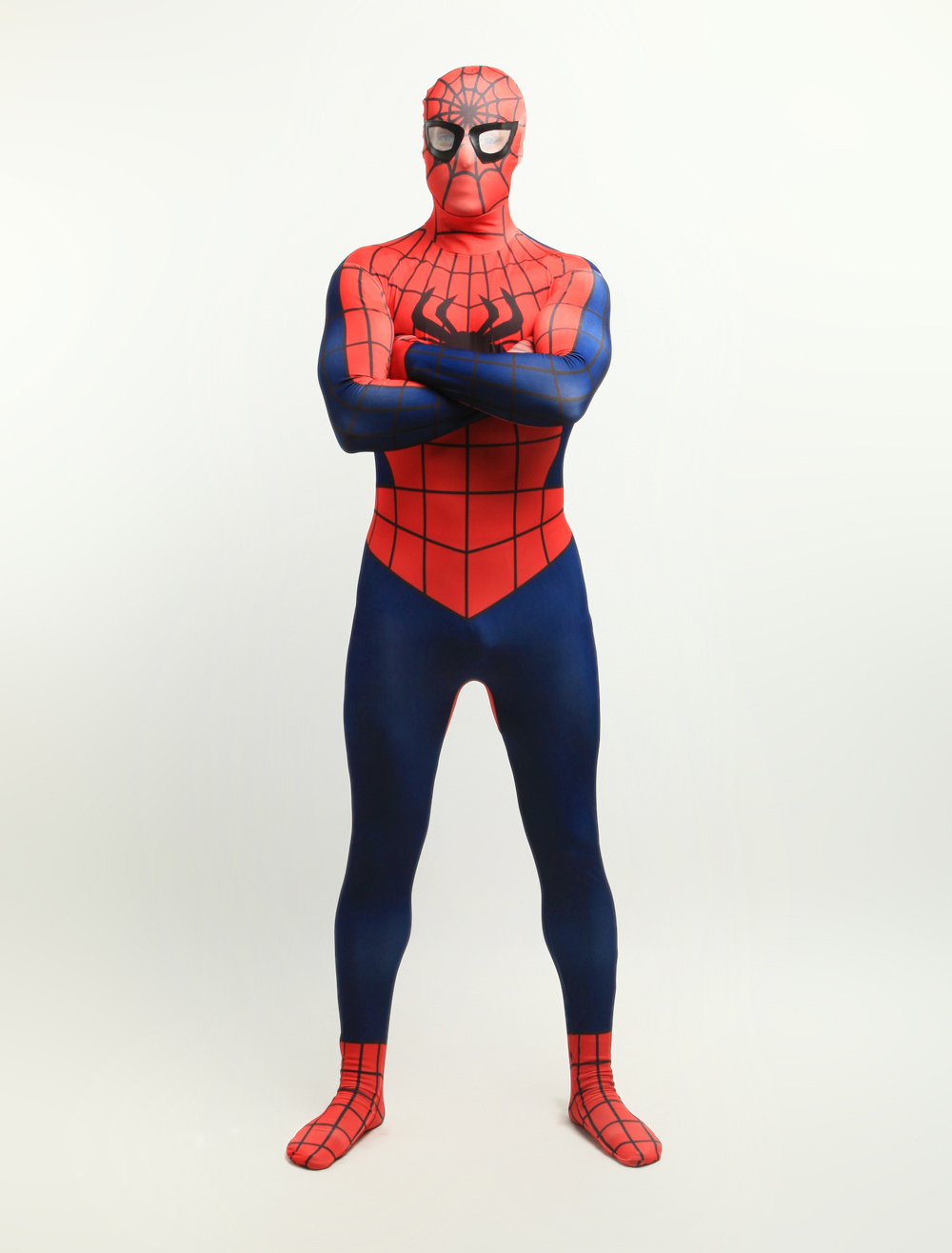 Halloween Spiderman Zentai Suit Lycra Spandex Super Hero Full Bodysuit