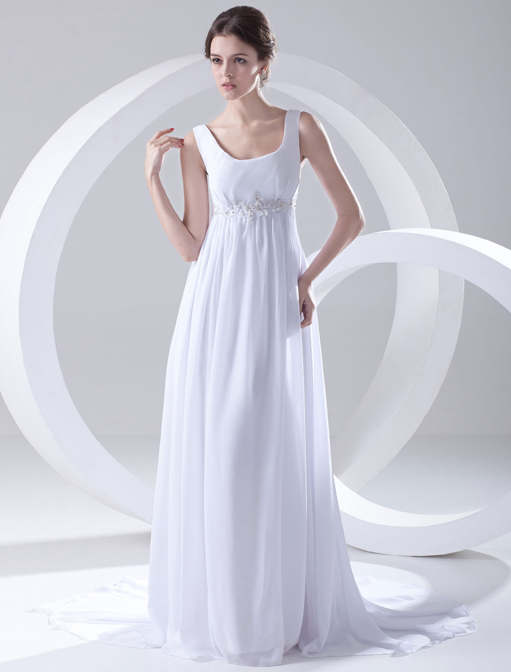 Empire stílusú menyasszonyi ruha,nem csak fehér színben (A Ft ár tájékoztató jellegű)