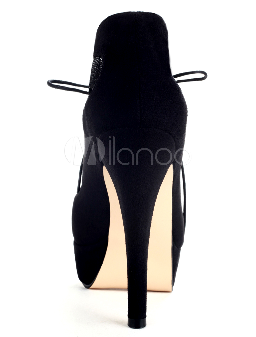 black suede booties no heel