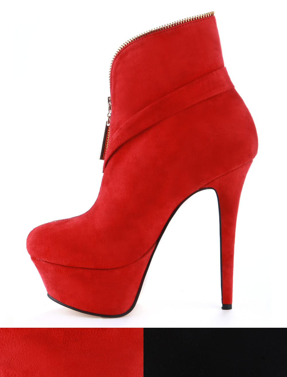 booties with stiletto heel