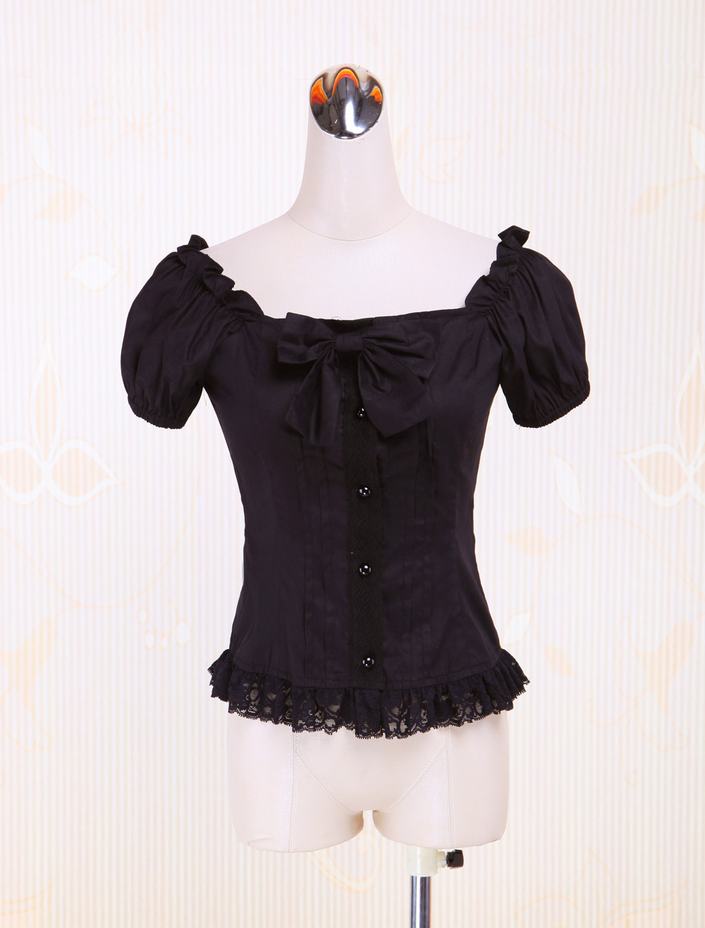 black lolita blouse