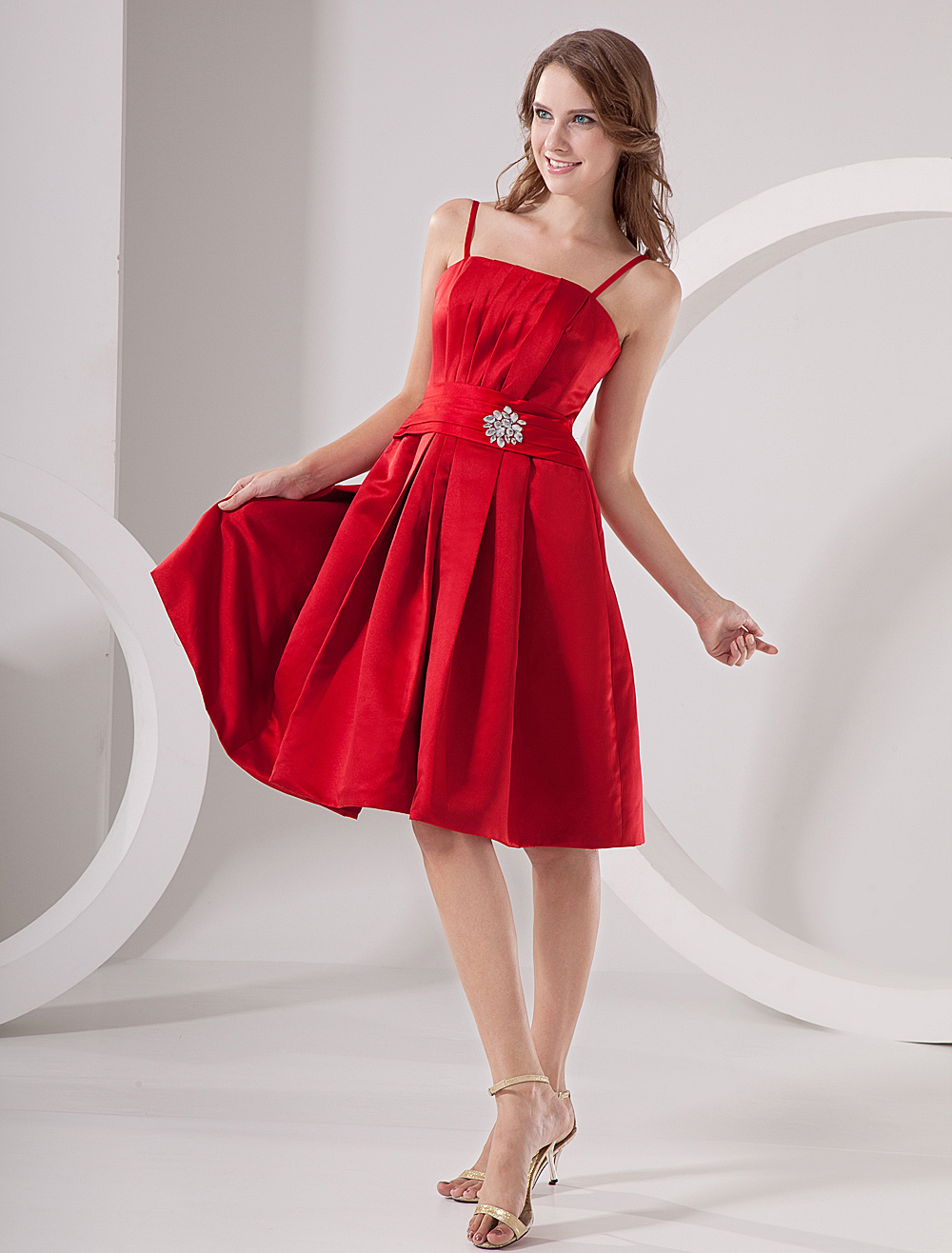 Vestidos Sin Tirantes Elegantes Vestido Fiesta Satén Sin Tirantes