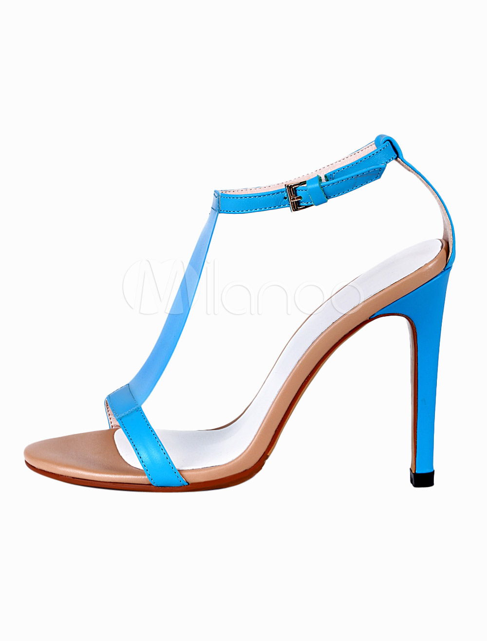 cobalt blue heeled sandals