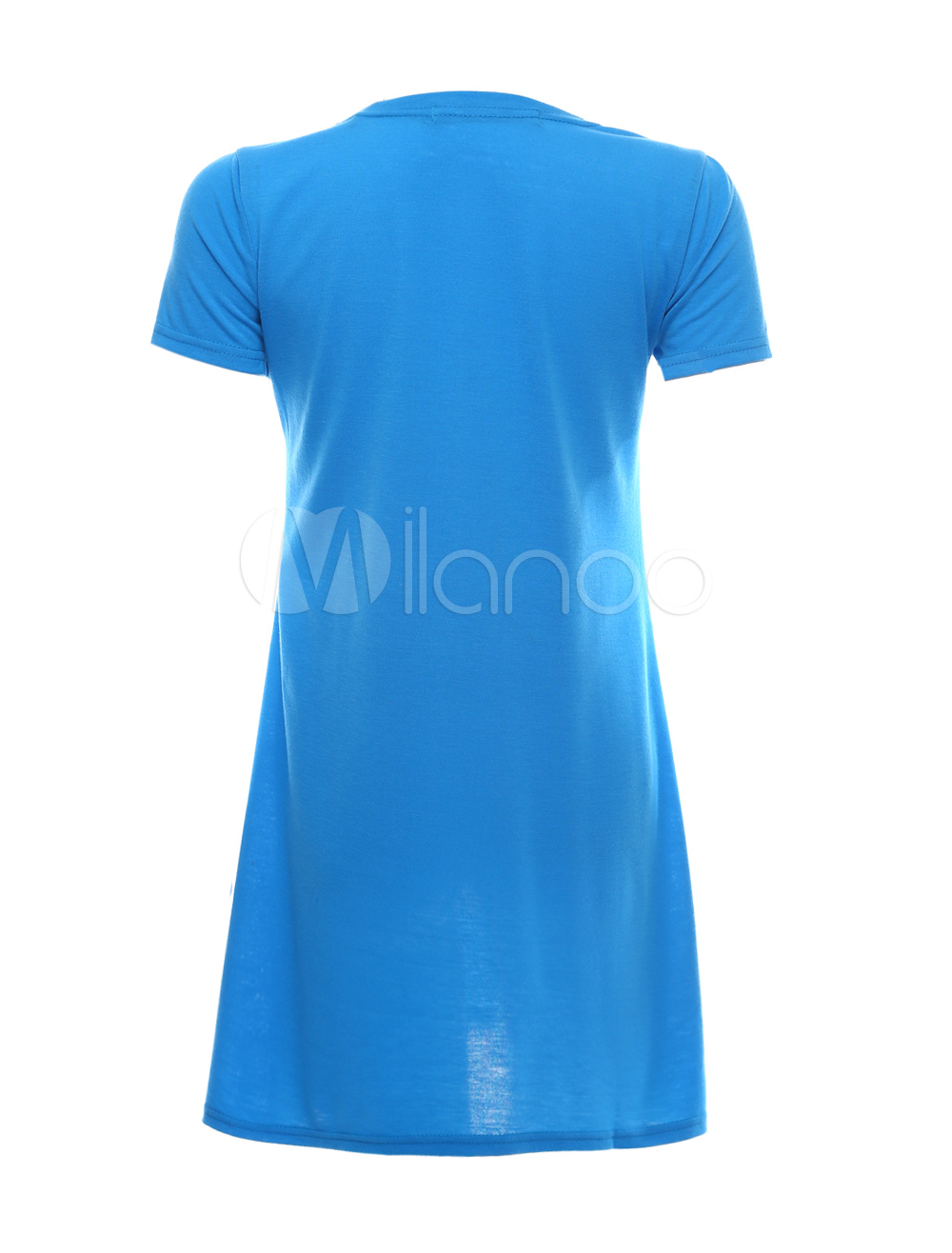 Bohemian Blue Cotton Lace Maternity Dress - Milanoo.com