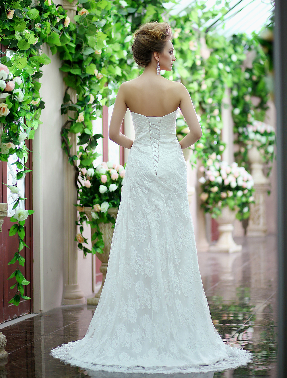 Sweetheart Wedding Dress With Detachable Train - Milanoo.com Sweetheart Wedding Dress With Detachable Train - Milanoo.com