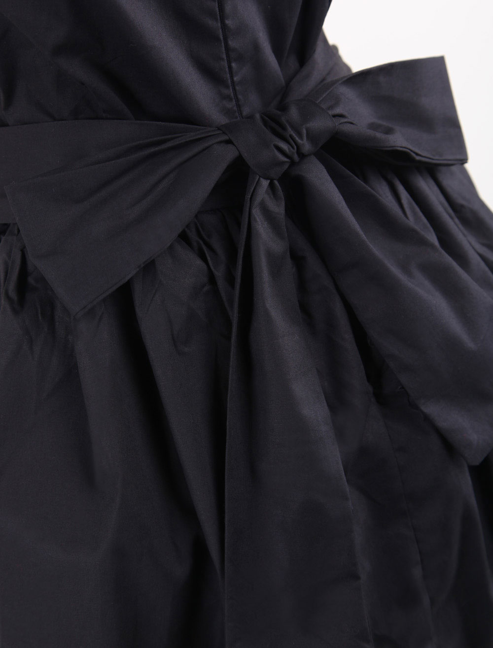 Gothic Lolita Dress OP Black Square Neck Short Sleeve Ruffle Tiered ...