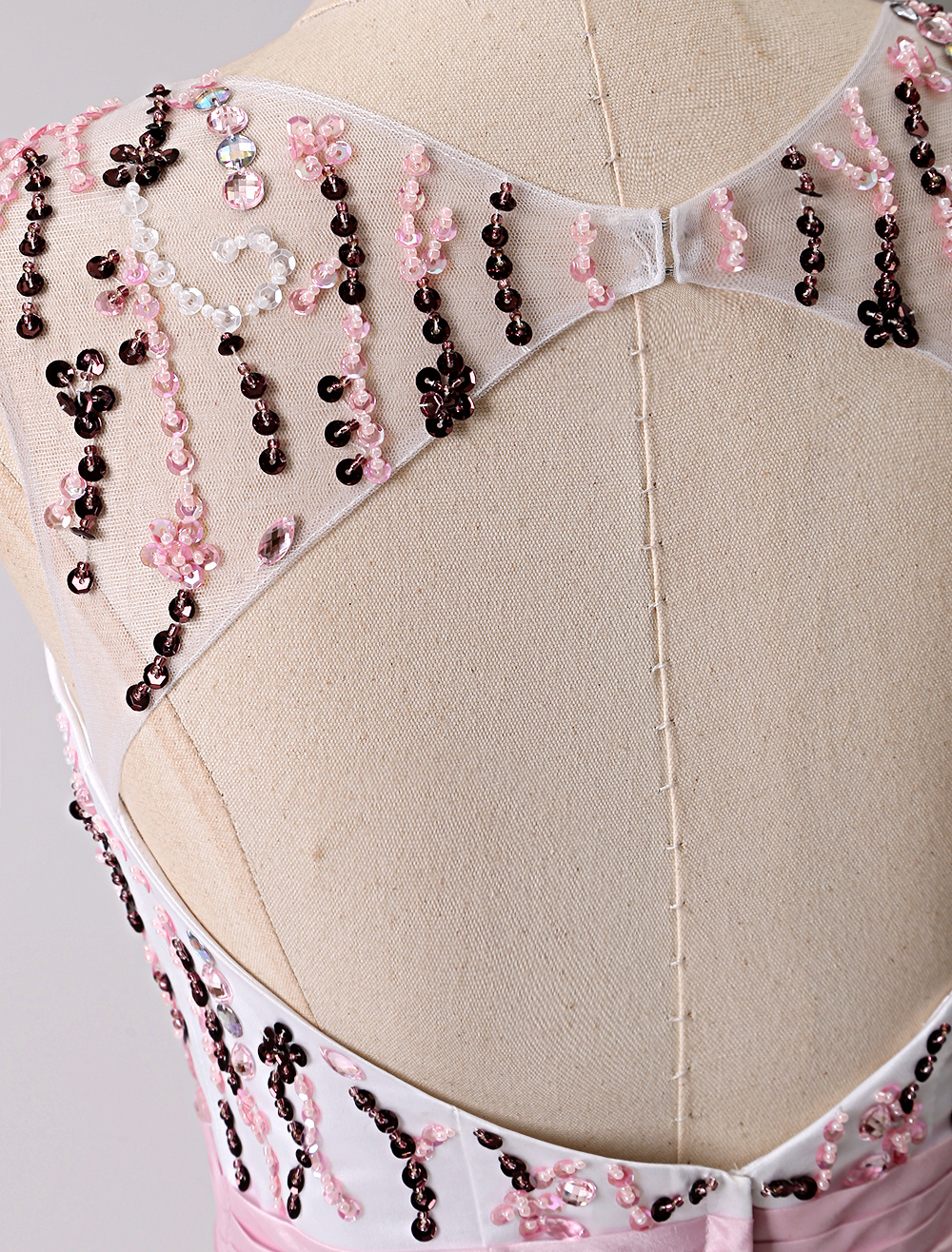 organza cut out dress