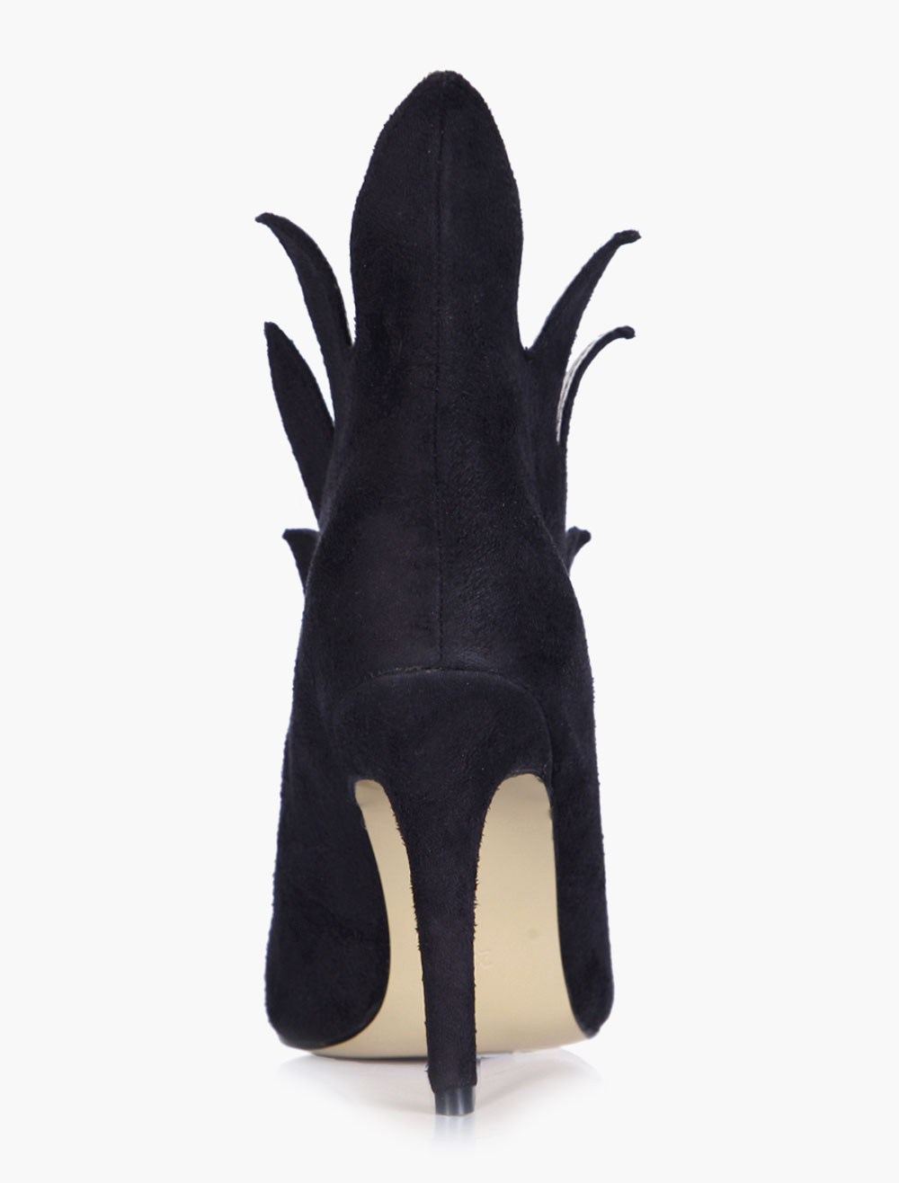 black mini heels