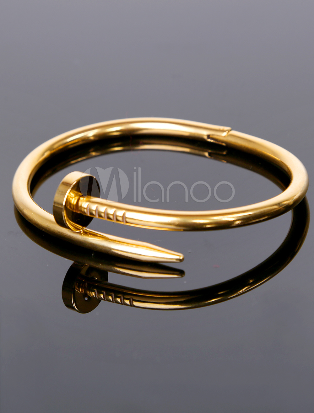 Nail Brass Bracelet