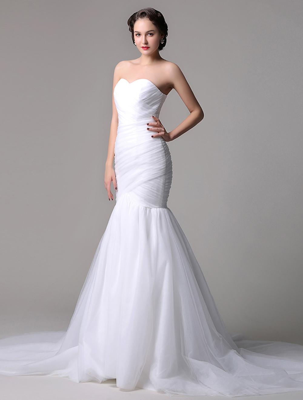  Strapless Trumpet Wedding Dress of all time Check it out now 