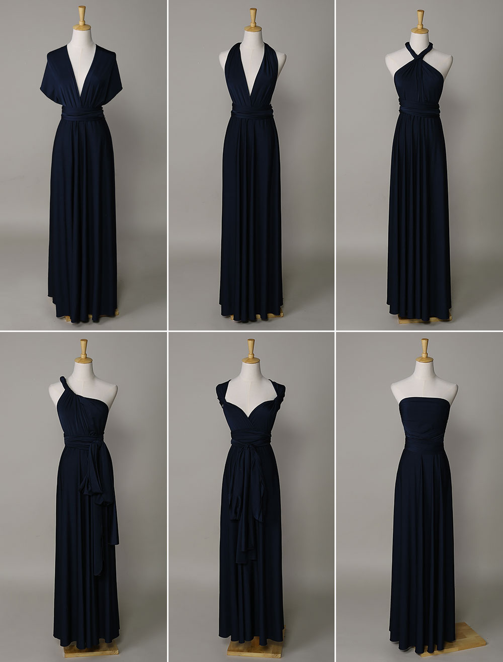 Convertible Evening Dress Navy Blue（Convertible Infinity Dress,navy ...