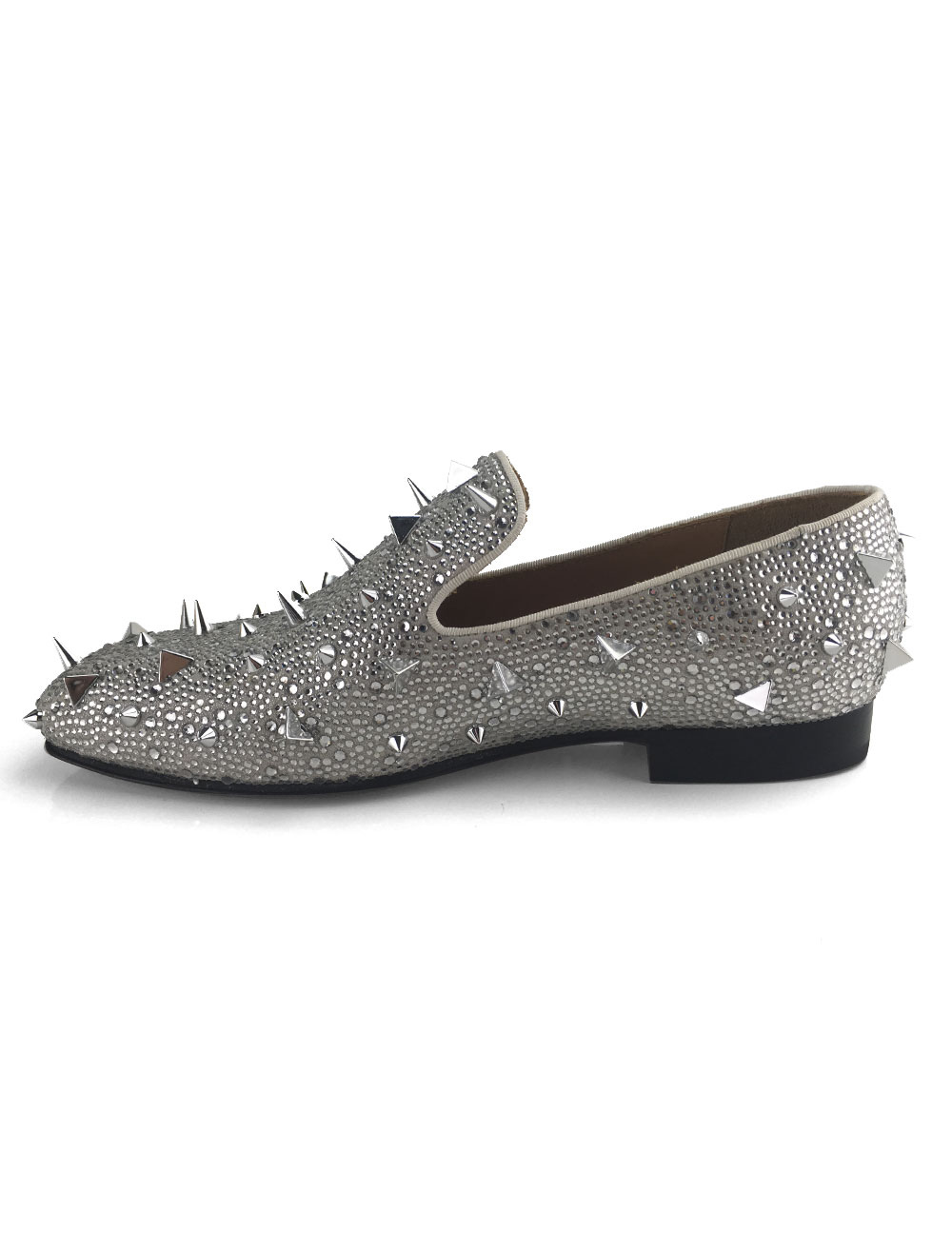 prom loafers with spikes