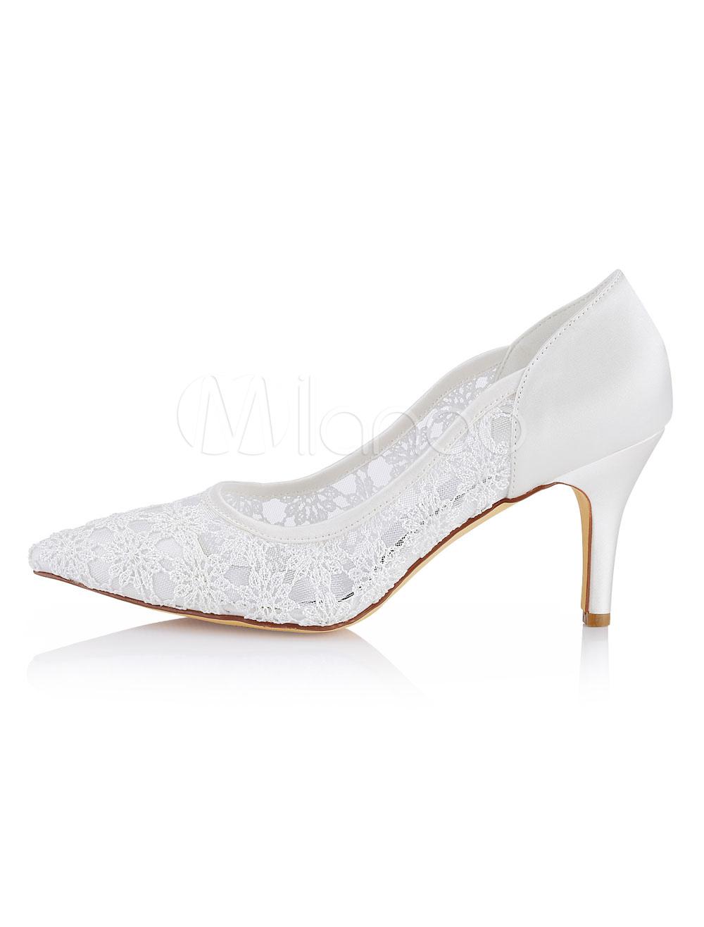 pointed wedding shoes