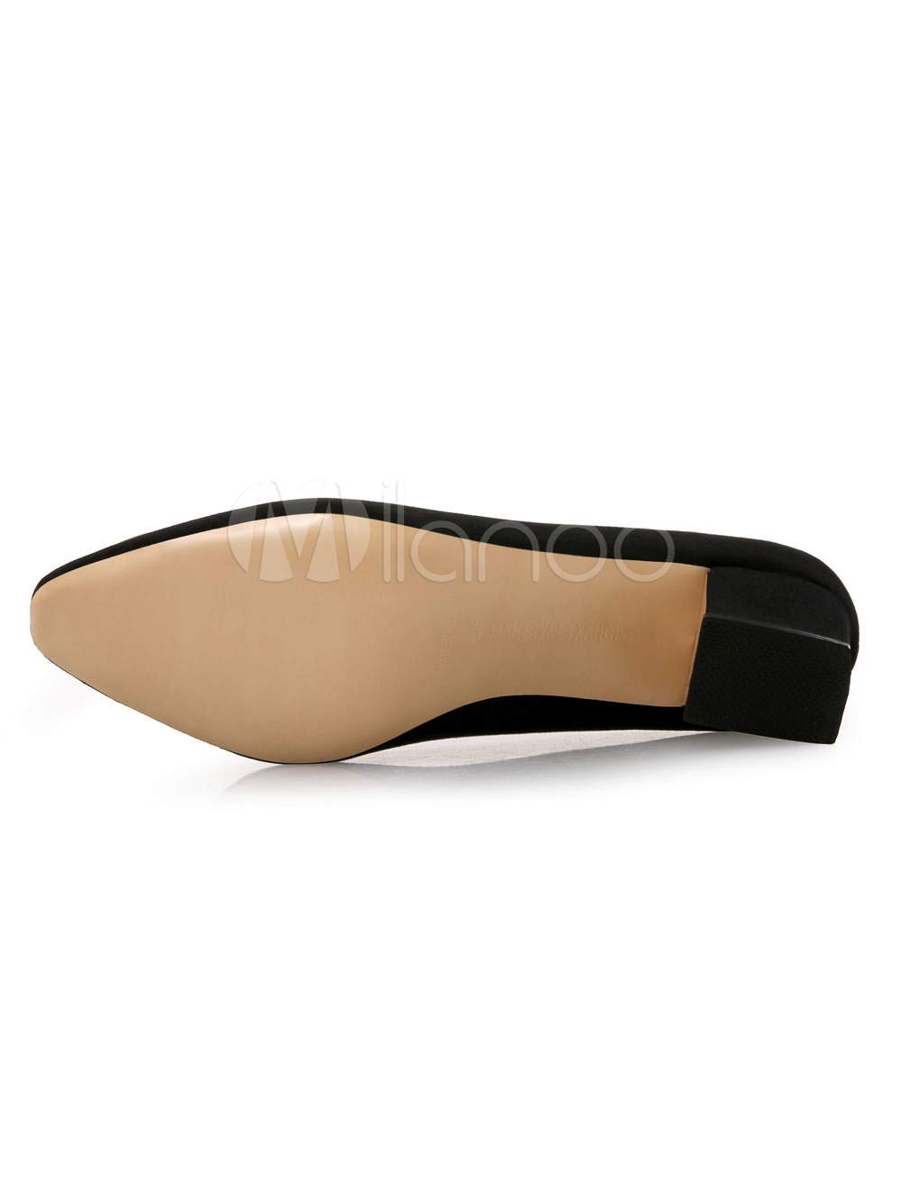 square toe slip on heels