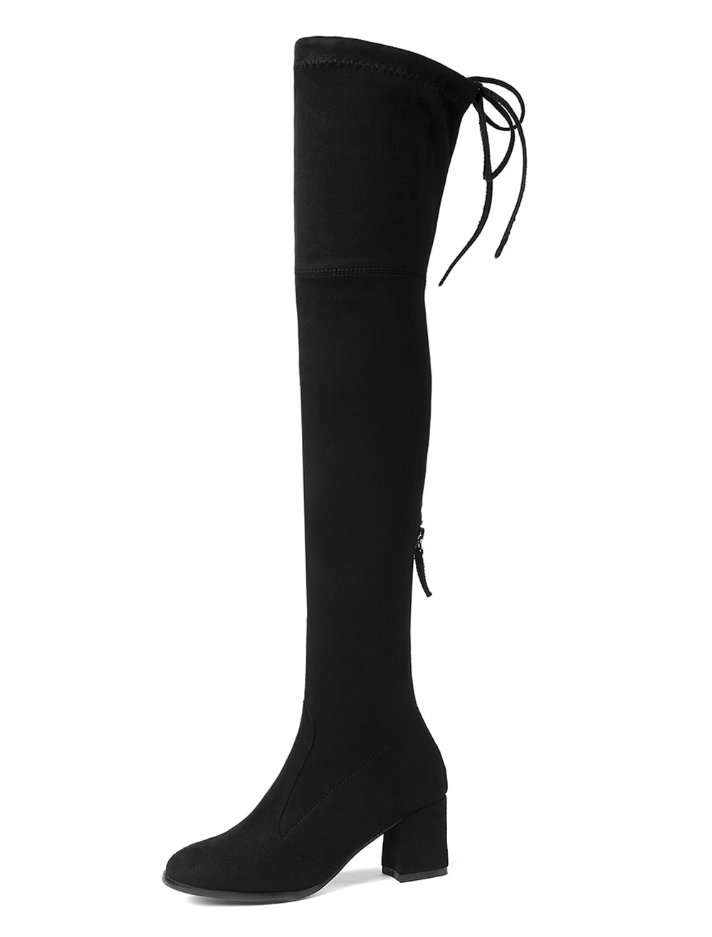 grey knee high boots heel