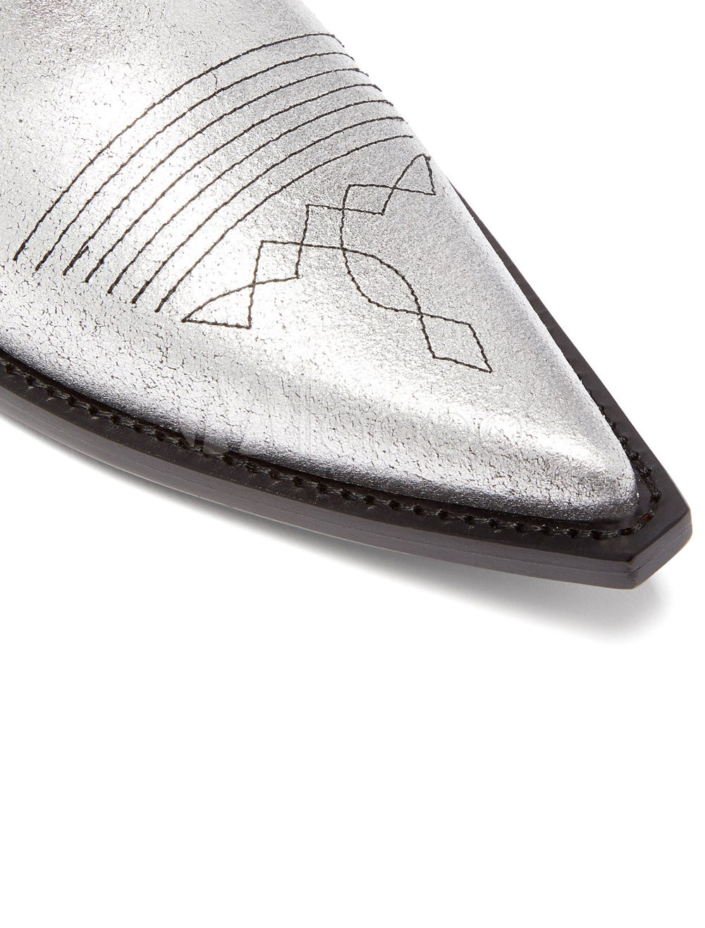 silver cowboy boots for women