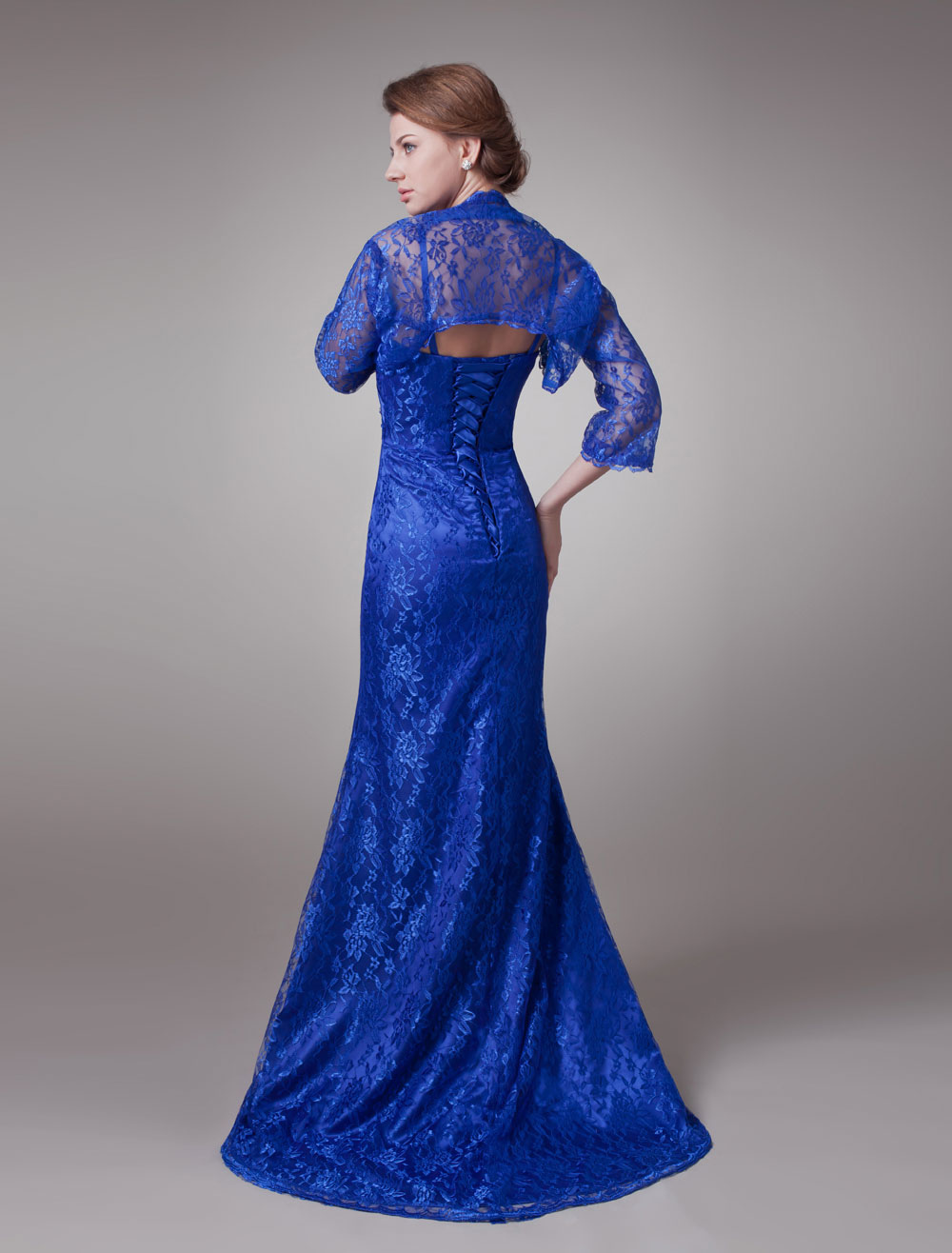 Hot Royal Blue Satin Sweetheart A-Line Mother of The Bride Dress ...