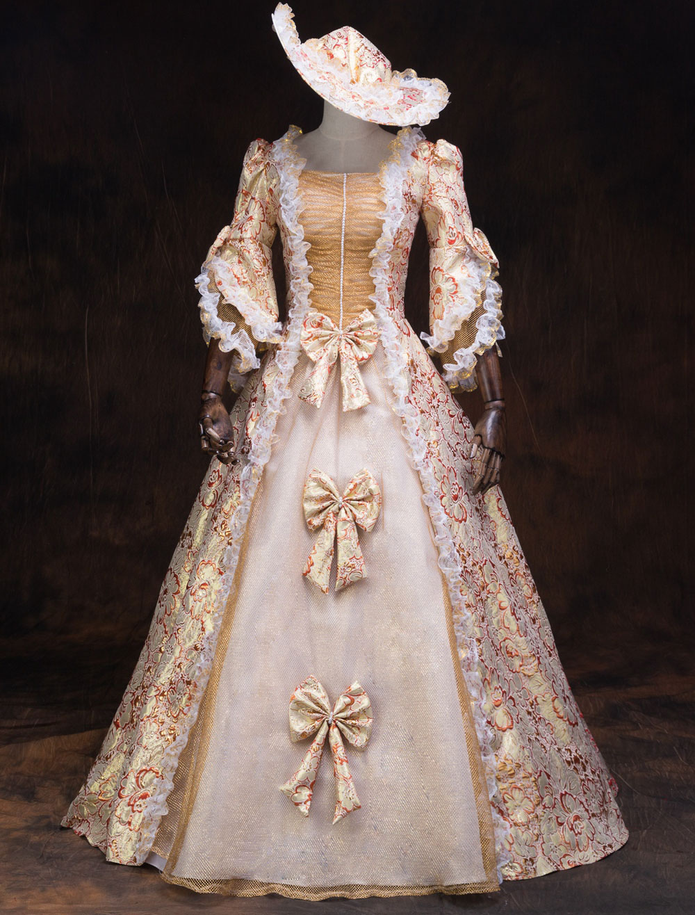 Victoria Robe Mascarade Renaissance Médiévale Costume Rococo Marie