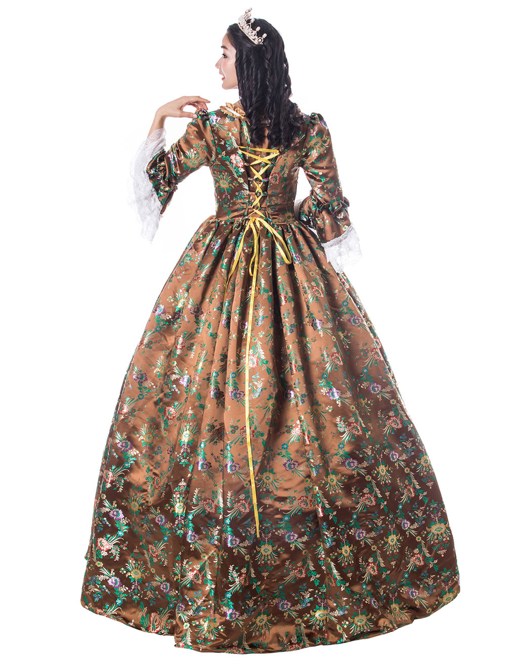 Mittelalter Kleid Damen - Viktorianisches Hexen Kostüm Für Halloween & Cosplay