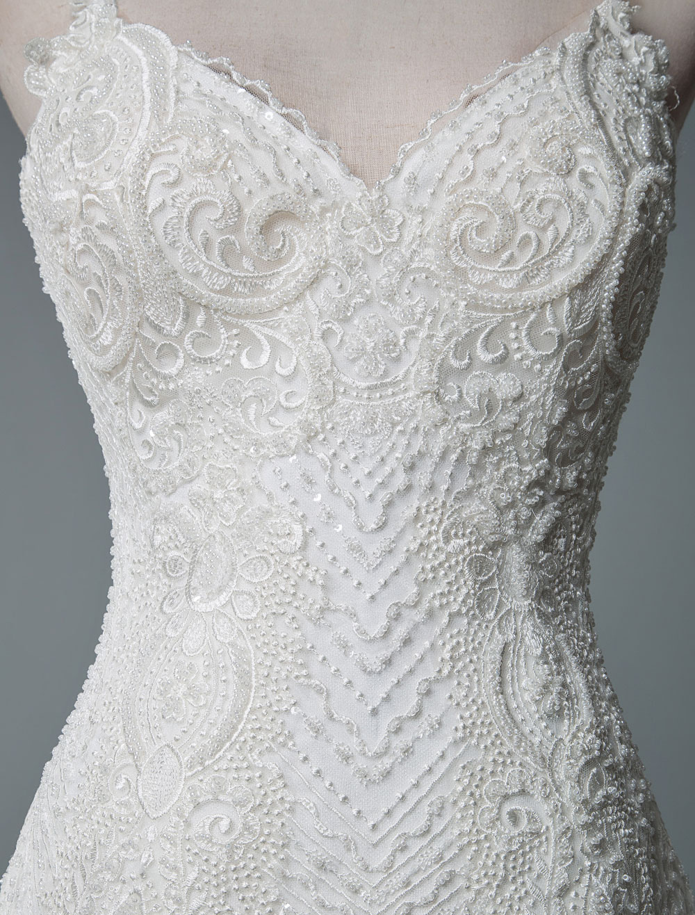 MARINA Simple Lace Wedding Dress main image 0