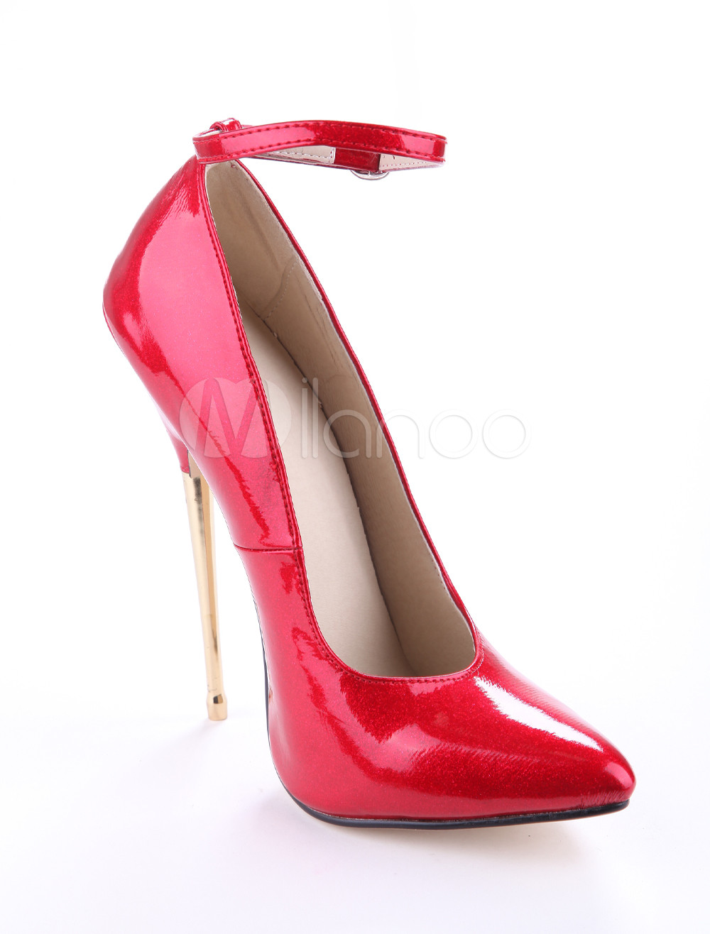 Red Patent Leather High Heels - Milanoo.com