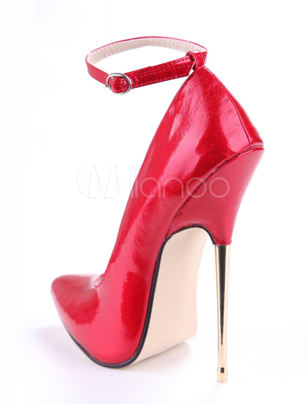 Red Patent Leather High Heels
