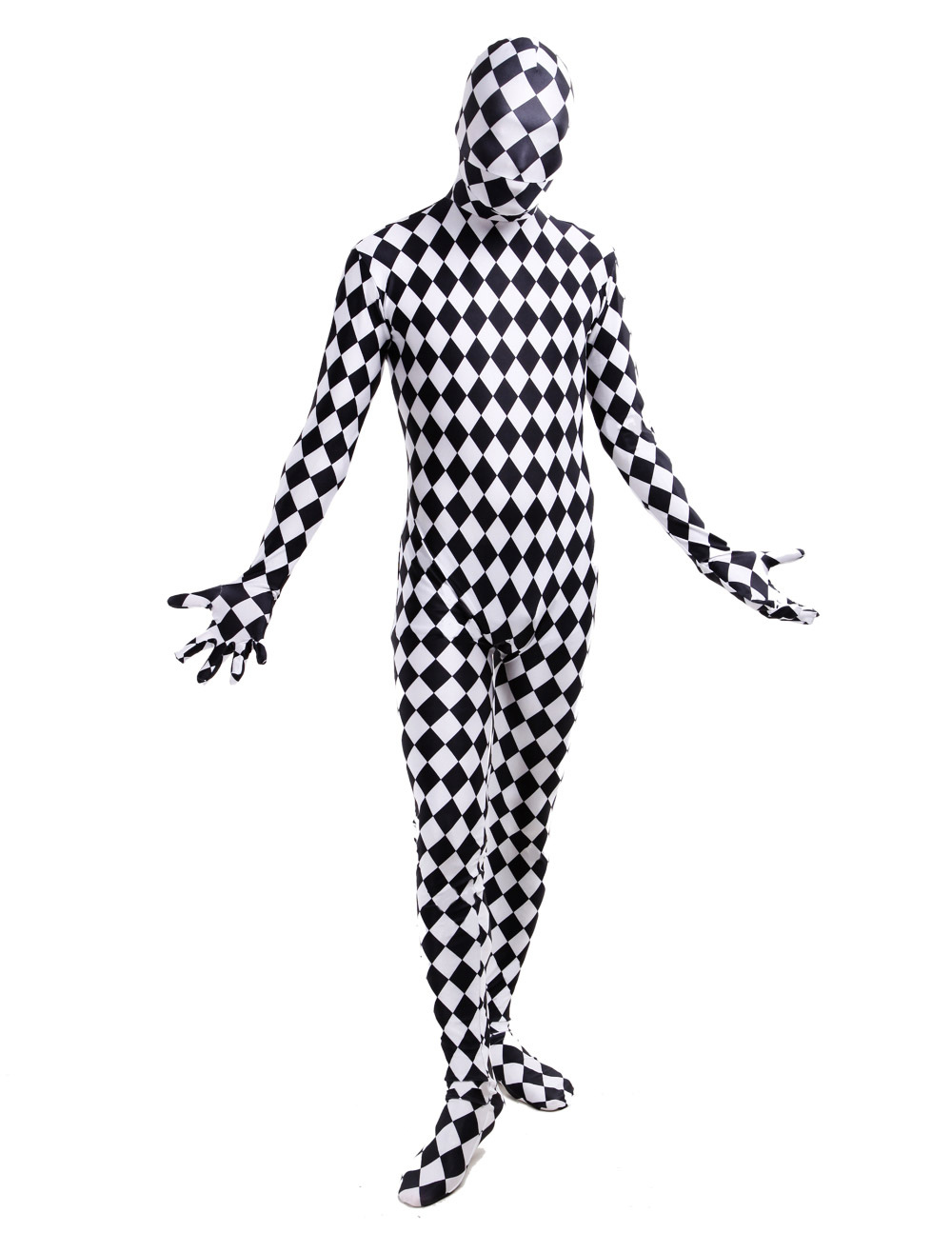 Shinningstar Zentai-Kostüm Ganzkörper-Body – Elastan, Offenes Gesicht, Für Damen & Mädchen, Mehrfarbig