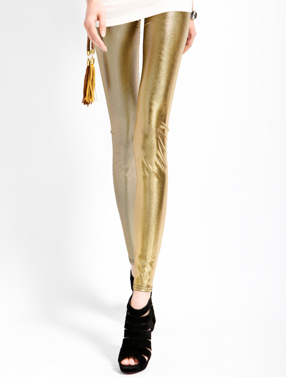 Gold Spandex Leggings