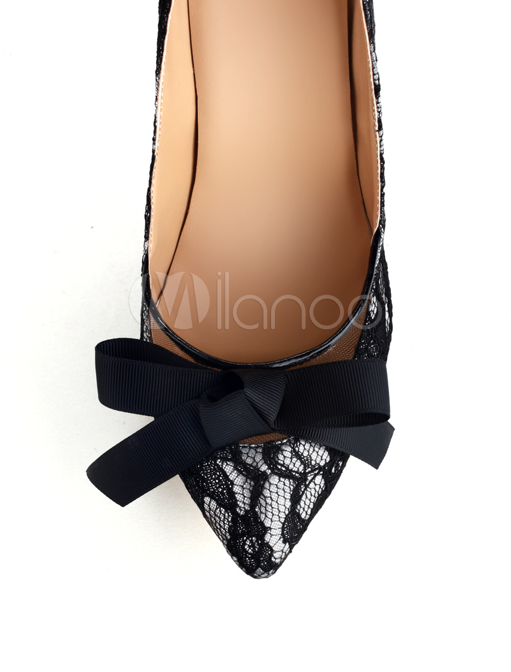 mesh lace heels