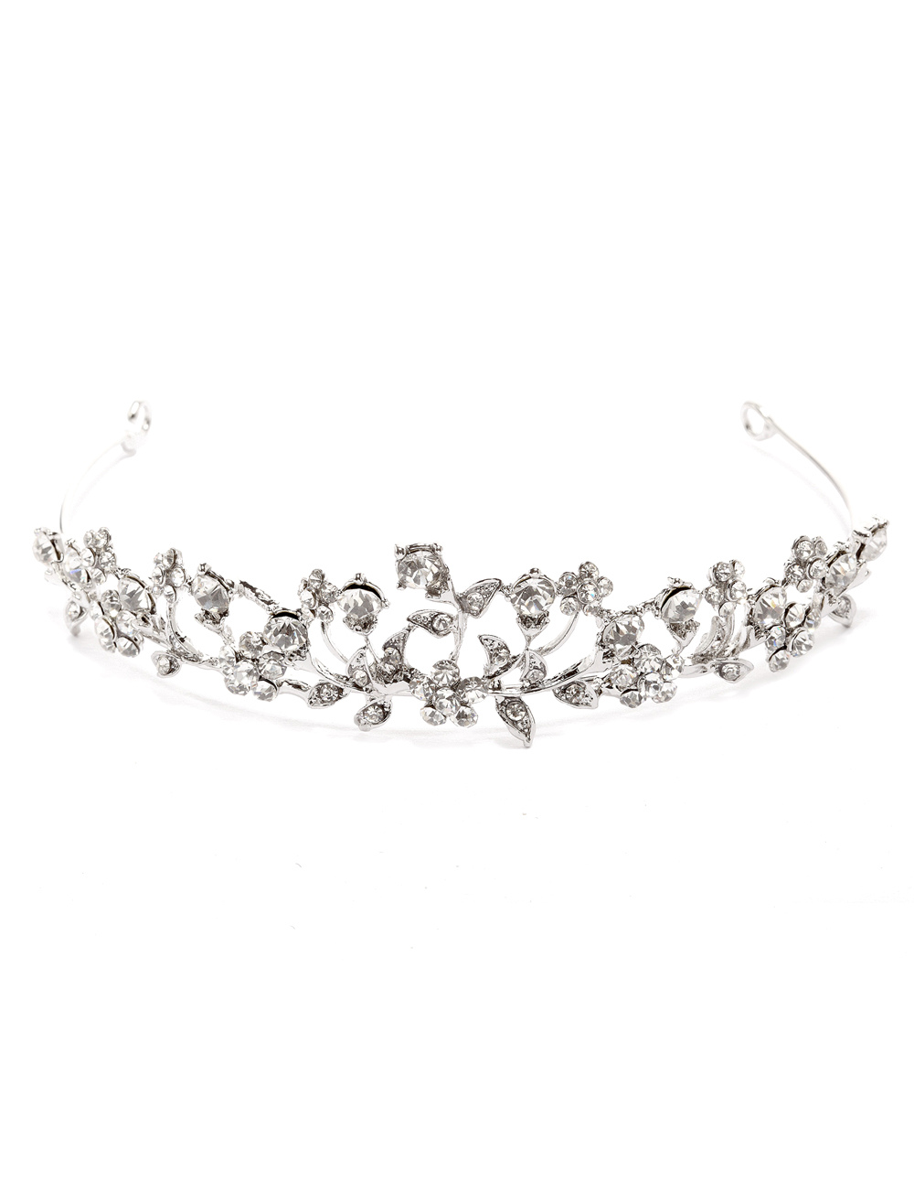 Chic Leaves Silver Metal Fashion Wedding Tiara - Milanoo.com