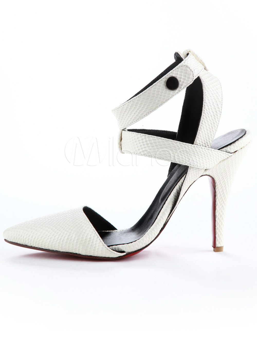 SHIEKH Cruz-S Low-Heel Sandal FD CRUZ-S/WHITE - Shiekh