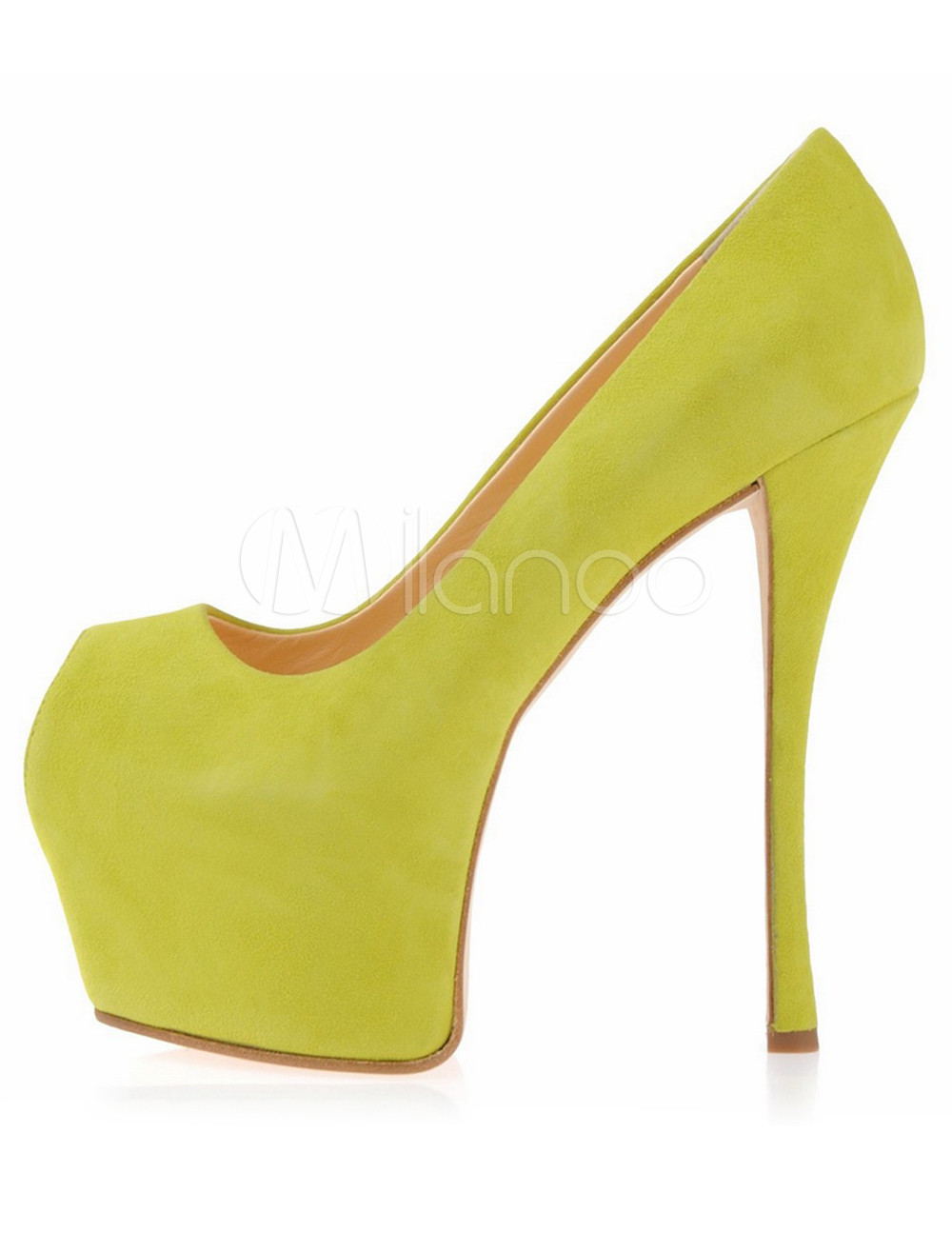 formal yellow shoes
