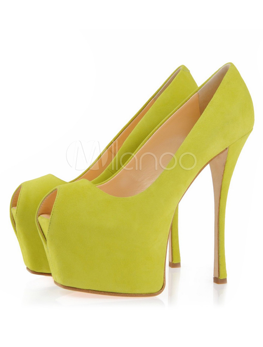 formal yellow shoes
