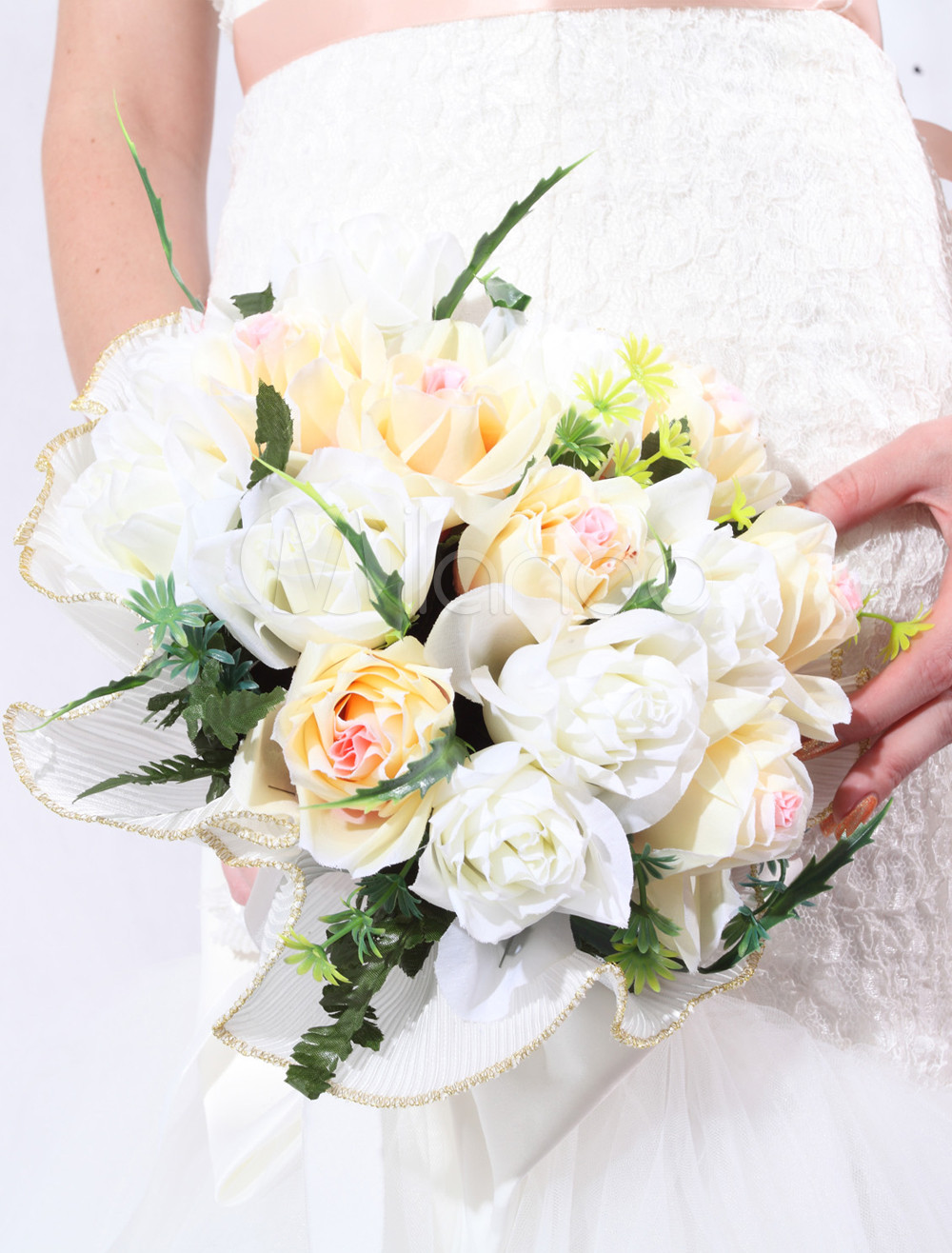 MultiColor 15 Flowers Bridal Bouquets