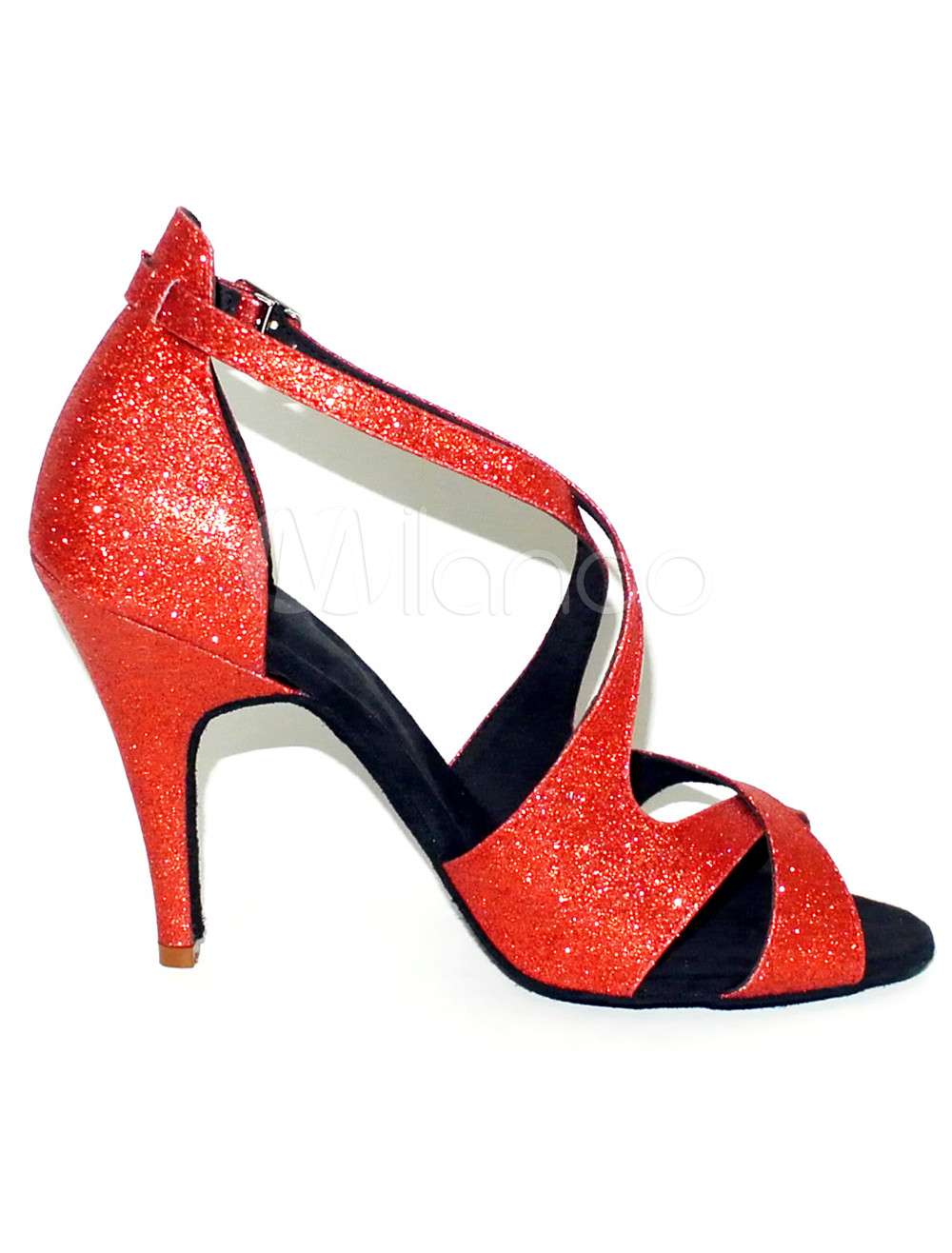 HROYL Stivali da Ballo Latino Americano Donna con Punta Aperta con Tacco Alto Stivaletti da Salsa da Sala Festa,YCL542-Rubber Sole-caffè-6,EU 35