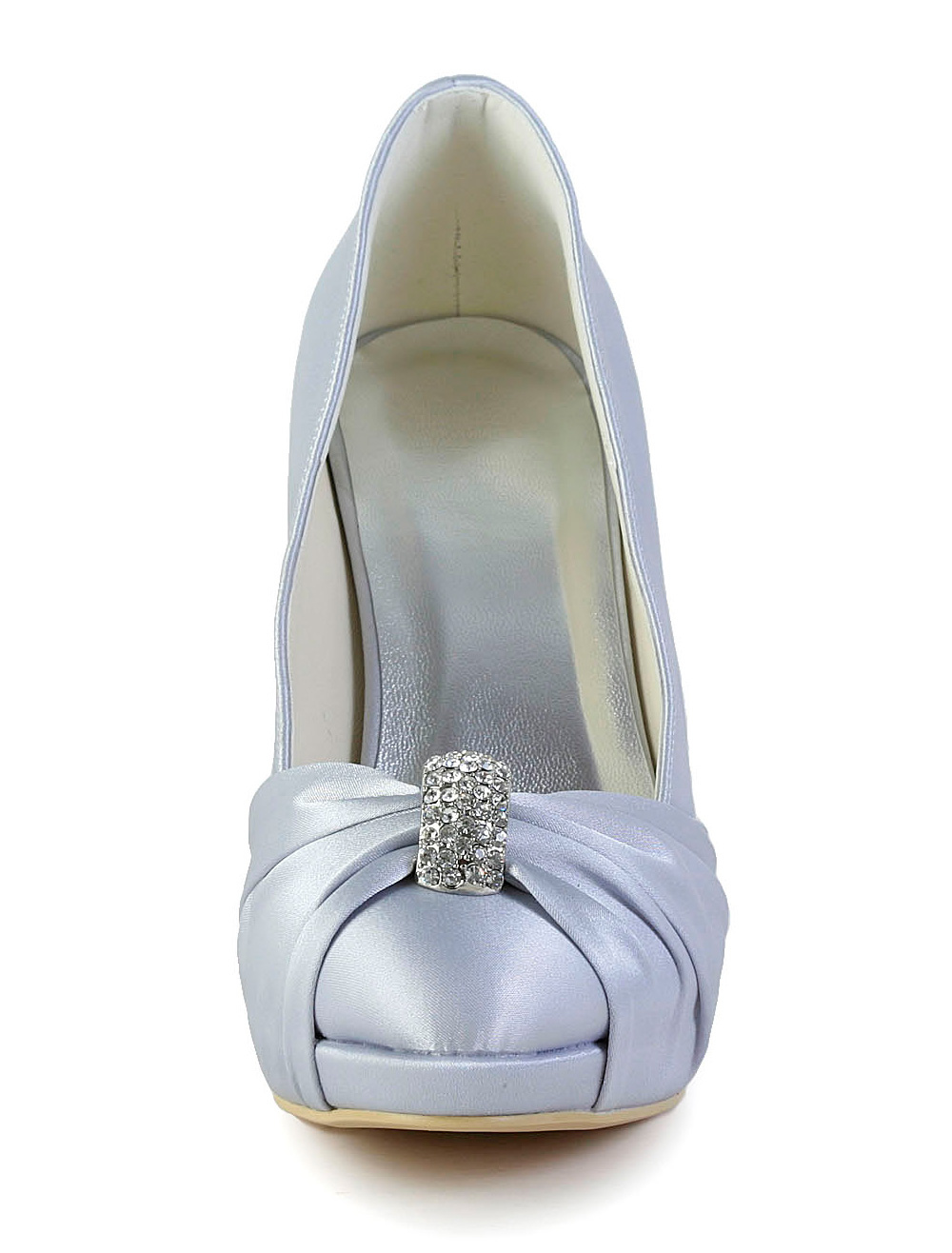 silver rhinestone evening shoes