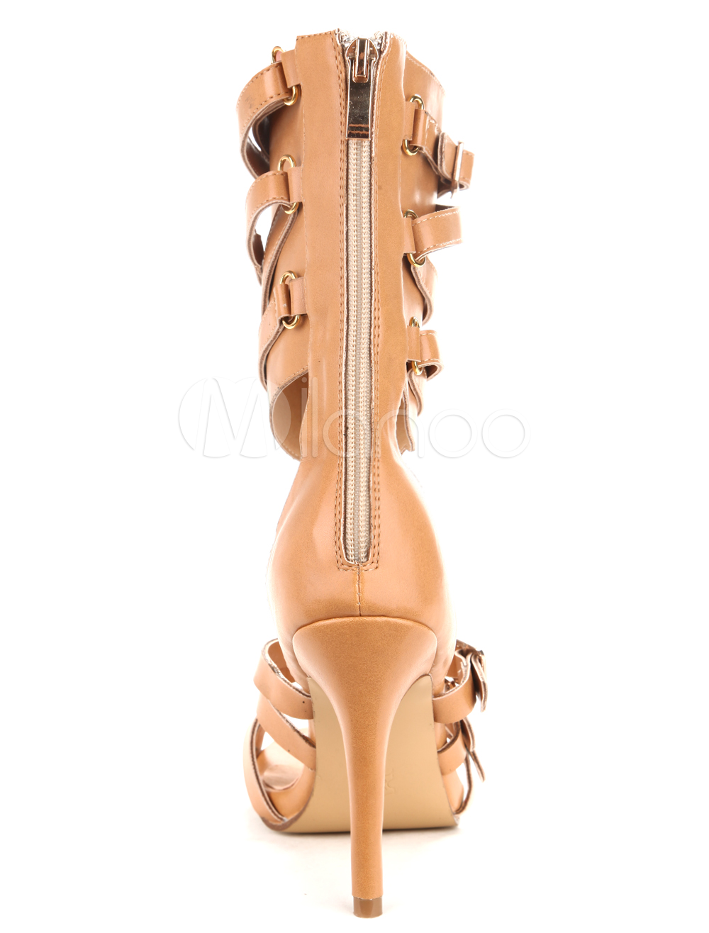 nude gladiator sandals