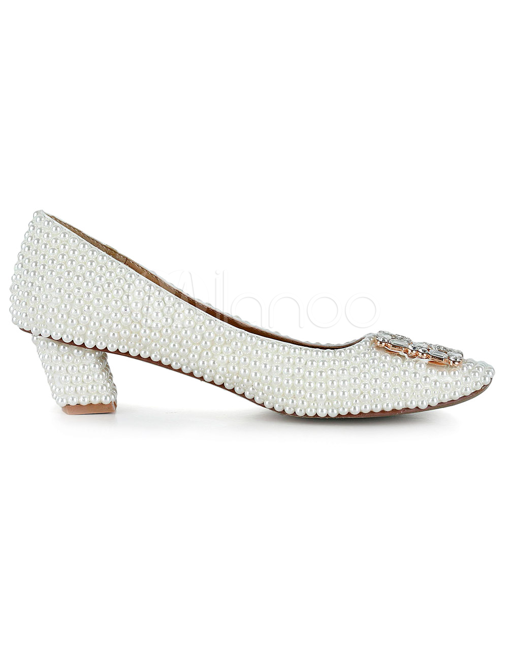 white square toe flats